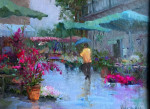 Rainy Day Flowers #  by Peggy Kingsbury