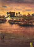 Sunset Bayou #  by Richie Vios