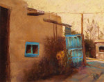 Streets of Taos #  by Dina Gregory